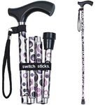 Switch Sticks Folding Walking Stick Cane, Storm