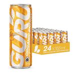 GURU Organic Energy Drink - Guayusa Tropical Punch - Healthy Energy Boost with No Crash - Low Calories - Plant Based Ingredients - Low Sugar - Natural Caffeine - Vegan - Non-GMO - 355ml (Pack of 24)