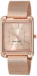 Nine West Women's Mesh Bracelet Watch, Rose Gold, Minimalist