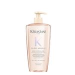 Kérastase Gloss Absolu Shampoo, Anti-frizz, Glossy & Illuminating Shampoo, Gloss Effect for Bouncy Hair, For All Hair Types, Vegan Formula With Wild rose in Oil, Hyaluronic Acid & Glycine, 500ml