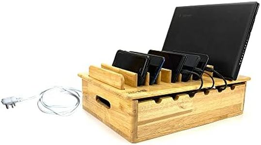 SOLVD-IN-BOX Charging Station for Multiple Devices, Smart Charging Station Charging Dock Multi-Port Fast USB Port Universal Socket Compatible with Samsung Apple iPhone ipad iwatch Tablets & Laptops