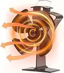 Wood Stove Fan Log Burner Fan Woodburner Fireplace Fan Fire Fan for Wood Burning Stove Top Heat Powered Eco Friendly