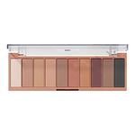 e.l.f. Perfect 10 Eyeshadow Palette, Ten Ultra-Pigmented Brown & Pink Shades, Smooth, Creamy & Blendable Formula, Vegan & Cruelty-free, Summer Breeze