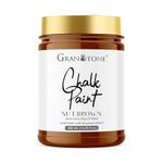 GRANOTONE Chalk Paint for Furniture, Home Decor, Crafts - Eco-Friendly - All-in-One - No Wax Needed- 500 ML NUT BROWN