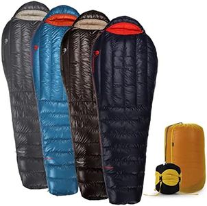 Mountaintop Ultralight Mummy Down Sleeping Bag 650 Fill Power Duck Down Suits for 32 20 Degree F for Camping Hiking Backpacking