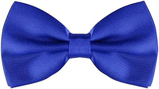 Allegra K Noeuds papillon pré-noués de smoking solide pour hommes Noeud papillon sangle réglable Bleu royal One Size