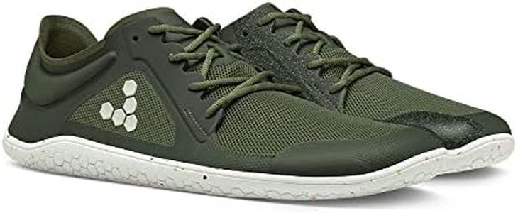 VIVOBAREFOOT Primus Lite III Womens Barefoot Trainers | Build Strength, Balance & Mobility | Lightweight for Training & Running | Wide Fit Grounding Shoes | Vegan | Botanical Green | 36