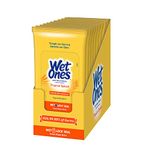 Wet Ones Antibacterial Hand Wipes, Tropical Splash Scent, 20 Count (Pack of 10), Packaging May Vary