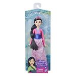 Disney Princess Royal Shimmer Mulan Doll, Fashion Doll with Skirt and Accessories, Toy for Kids Ages 3 and Up