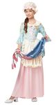 Girls Colonial Lady Costume Large (10-12)