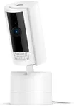 Introducing Ring Pan-Tilt Indoor Cam | See all around with 360° pan coverage, HD video, plus Two-Way Talk (2024 release) | White