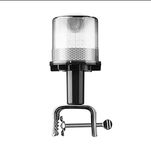 Solar Anchor or Dock Light - Warning Light 360 Degree - Super Bright Waterproof IP48 for Marine Applications - Constant On or Flashing (WHITE)