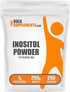 BulkSupplements.com Inositol Powder - Inositol Supplement, Vitamin B8 Powder, Inositol 1000mg - Unflavored & Gluten Free, 1000mg per Serving, 250g (8.8 oz) (Pack of 1)