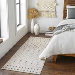 Hauteloom Chubbuck Hallway, Kitchen Runner Rug - Bohemian/Global - Charcoal, Peach - 2'7" x 7'3"