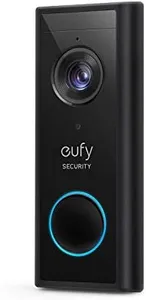 eufy Security, Wireless Add-on S220 Video Doorbell with 2K Resolution, 2-Way Audio, Simple Self-Installation, HomeBase 2 Required