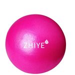 ZHIYE Mini Pilates Ball Yoga Small Exercise Ball Core Fitness Bender, Yoga, Stability, Barre, Training Physical Therapy Anti-Slip Swiss Ball Gym Home