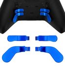 Ceozon Replacement Back Paddles 4 pcs Metal Stainless Steel Trigger Locks for Xbox One Elite Controller Series 2 Xbox One Elite Back Buttons Accessories Blue