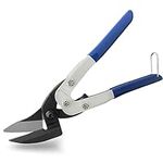 10" Tin Snips-KAIHAOWIN Aviation Metal Snip Iron Cutting Scissors Heavy Duty Industrial Shears for Cutting Hardware Cloth/Metal Sheet/Carpet/Cardboard