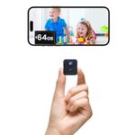 Spy Camera, 4K HD Mini Camera with SD Card, Hidden Camera with Cloud & SD Storage, 100-Day Standby Time Small Camera, Cameras for Home Security AI Motion Detection, Night Vision Indoor Security Cam