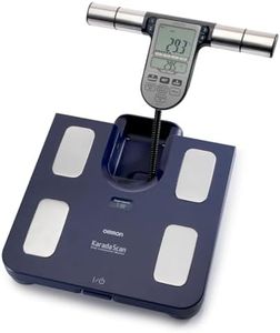 OMRON BF511 Family Body Composition Monitor with 8-Sensor Full Body Measurement, BMI, Body Fat Percentage Analysis - Digital Weighing Scale for Adults/Kids (6 Years+) - 330 lbs / 150 kg Capacity