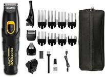 Wahl Extreme Grip Advanced Multigroomer, 240 Minutes Running Time, Nose Hair Trimmer for Men, Stubble Trimmer, Care Set for Men, Body Trimmer for Men, Washable Interchangeable Heads