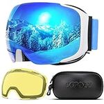 COPOZZ Polarized Ski Goggles Set - 