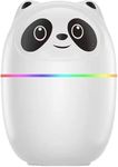 USB Humidifier, Portable Mini Air Humidifier with Light Noiseless Air Cleaner Desktop Cleaner for Home,Office,Bedroom, Baby Room