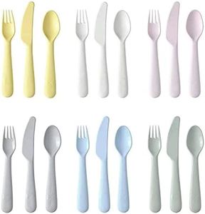 Ikea, Kalas, servizio di posate da 18 pezzi, colori misti (1)