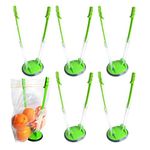 BLBYHO Baggy Rack Holders, Freezer Bag Holders, Sandwich Bag Racks, Food Prep Bag Holder, Hand-Free Baggy Holder Stands for Ziploc Bags, Freezer Bags, Food Prepare Bags, Meal Planning Bags, (Green)…