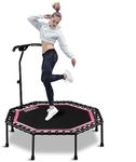 ONETWOFIT 51" Silent Trampoline wit