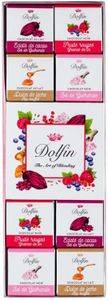 Dolfin Assortiment de Chocolate "Sucré-Salé" - 24 Carrés Gourmands - 4 Saveurs Exquises - Chocolat de Qualité Supérieure - Idée Cadeau pour Anniversaire, Fêtes, Saint-Valentin, Fêtes de Fin d'Année