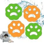 Zynxel Pet Hair Remover for Laundry 4 Pack, Pet Hair Catcher Washing Machine, Reusable Lint Remover for Pet Hair on Clothes and Blankets