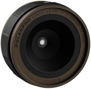 PolarPro LightLeak Lens 28mm - Dispo Film Look for Digital Cameras | Adjustable Light Leak Ring, Fixed F/11 Aperture – Vintage Disposable Looks w/Soft Focus, Grain & Lens Flares – for Leica L Mount