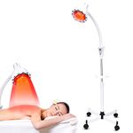 QAIHOE Infrared Light Therapy 275W Red Infrared Therapy Lamp for Body or Pain Therapy Device with Timer and Adjustable Height Stand