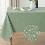 Veblandy Rectangle Tablecloth Linen