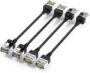 JUXINICE 4pack Ultra-Slim Cat6 Seri