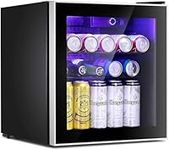 ADVWIN Mini Bar Fridge, Small Fridg