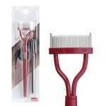 MSQ Eyelash Comb lash Separator Tool Makeup Mascara Applicator With Comb Cover Arc Designed Cosmetic Brushes Tool Eyebrow Grooming Brush