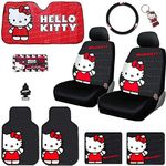 New 10PC Hello Kitty Core Auto Car 