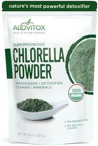 Alovitox Organic Chlorella Powder 8oz | Nutrient Dense Superfood with Antioxidants, Proteins, Vitamins C, E, B Complex, Enzymes, Chlorophyll, Omegas 3 and More| Organic Raw No Additives or Colors