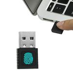REUMAR USB Windows Hello Fingerprint Reader for PC or Laptop，Windows 10 Key, Windows Fingerprint login Key， Fingerprint Scanner, Windows Security Key, Anti-Spoofing, Speedy Matching Multi Biometric