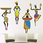 DeStudio 'African Woman' Wall Sticker (PVC Vinyl, 125 cm x 95 cm)