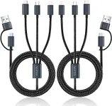 Multi Charging Cable 5 in 1, 2 Pcs 