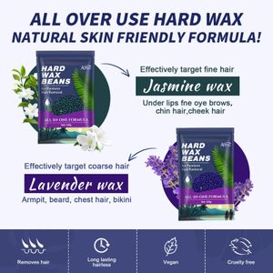 ANRUZ Waxing Kit – Hair Removal Set for Face & Body