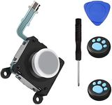 CHENLAN Joystick Button 3D Rocker Analog ThumbStick Replacement for Sony PSV 2000 PS Vita 2000 2001 White