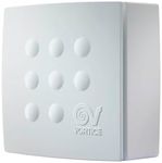 Vortice 11945 Quadro Micro 100 T HCS Centrifugal 2 Speed Bathroom Extractor Fan with Humidity Control