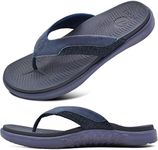 ONCAI Mens Flip Flops Comfort Ortho