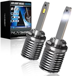 NOVSIGHT 880 899 885 LED Fog Light Bulbs, 10000LM Bright 880 Fog Light Bulbs, 1:1 Size Fanless Fog Lights No Dark Spots, Pack of 2