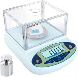 FOUR E'S SCIENTIFIC Lab Scale 300g x 0.001g Accuracy - High Precision Laboratory Analytical Balance with Windshield Digital Scientific Scale Jewelry/Kitchen Scale