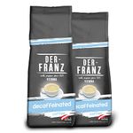 Der-Franz Decaffeinated Coffee, ground, 2 x 500 g